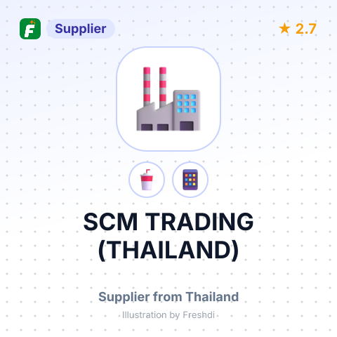 SCM TRADING (THAILAND) – summary card, no photo uploaded yet