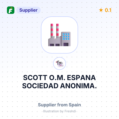 SCOTT O.M. ESPANA SOCIEDAD ANONIMA. – summary card, no photo uploaded yet