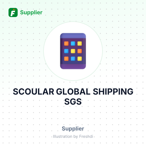 SCOULAR GLOBAL SHIPPING SGS – summary card, no photo uploaded yet