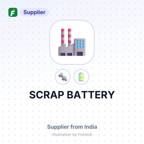 SCRAP BATTERY – summary card, no photo uploaded yet