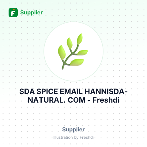SDA SPICE EMAIL HANNISDA-NATURAL. COM – summary card, no photo uploaded yet
