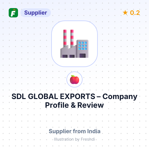 SDL GLOBAL EXPORTS  – summary card, no photo uploaded yet