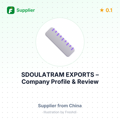 SDOULATRAM EXPORTS – summary card, no photo uploaded yet