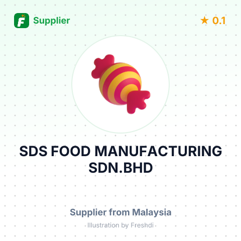SDS FOOD MANUFACTURING SDN.BHD – summary card, no photo uploaded yet