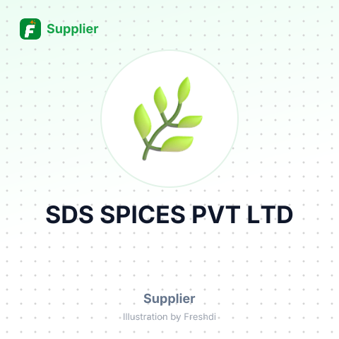 SDS SPICES PVT LTD – summary card, no photo uploaded yet