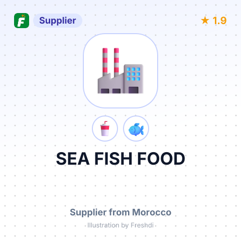 SEA FISH FOOD  – summary card, no photo uploaded yet