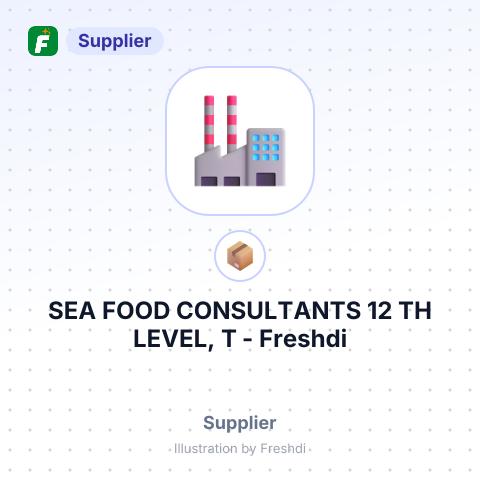 SEA FOOD CONSULTANTS 12 TH LEVEL, T – summary card, no photo uploaded yet