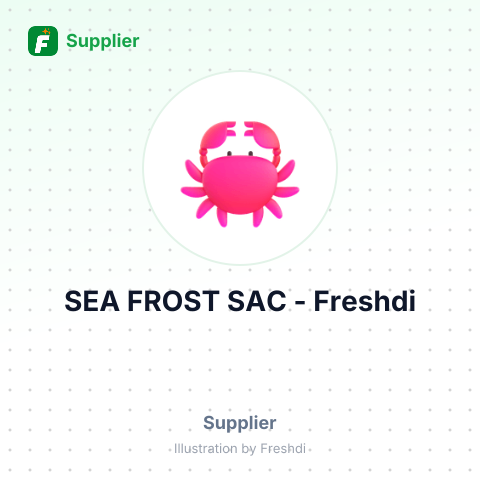 SEA FROST SAC – summary card, no photo uploaded yet