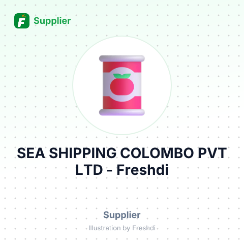 SEA SHIPPING COLOMBO PVT LTD – summary card, no photo uploaded yet