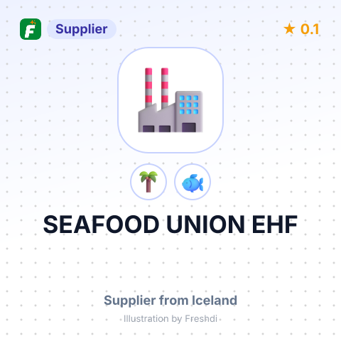 SEAFOOD UNION EHF – summary card, no photo uploaded yet