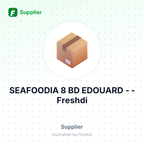 SEAFOODIA 8 BD EDOUARD - – summary card, no photo uploaded yet