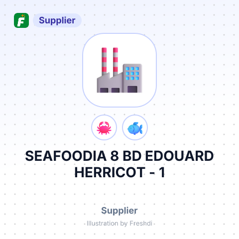 SEAFOODIA 8 BD EDOUARD HERRICOT - 1 – summary card, no photo uploaded yet