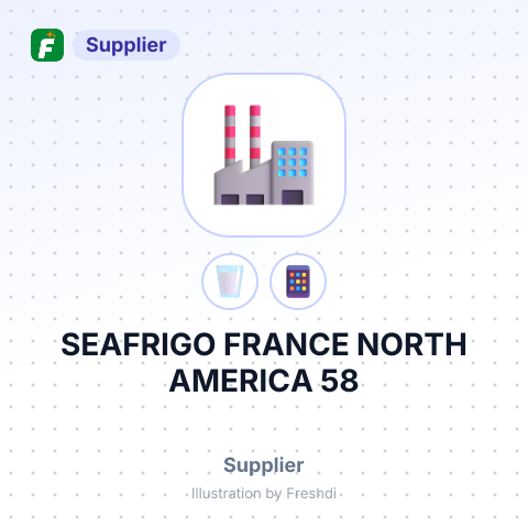 SEAFRIGO FRANCE NORTH AMERICA 58 – summary card, no photo uploaded yet