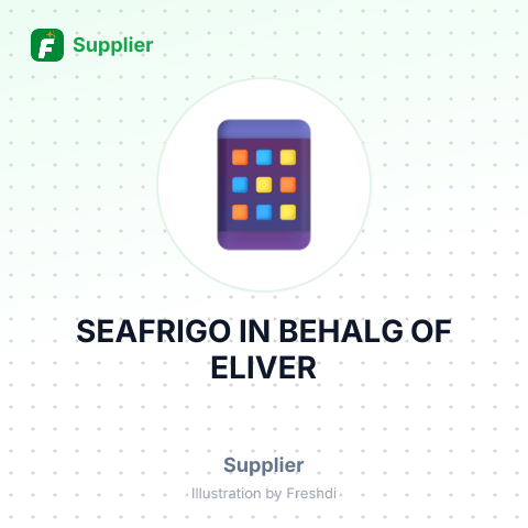 SEAFRIGO IN BEHALG OF ELIVER – summary card, no photo uploaded yet