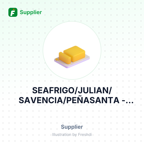 SEAFRIGO/JULIAN/SAVENCIA/PEÑASANTA – summary card, no photo uploaded yet