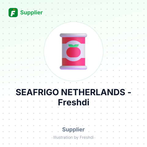 SEAFRIGO NETHERLANDS – summary card, no photo uploaded yet