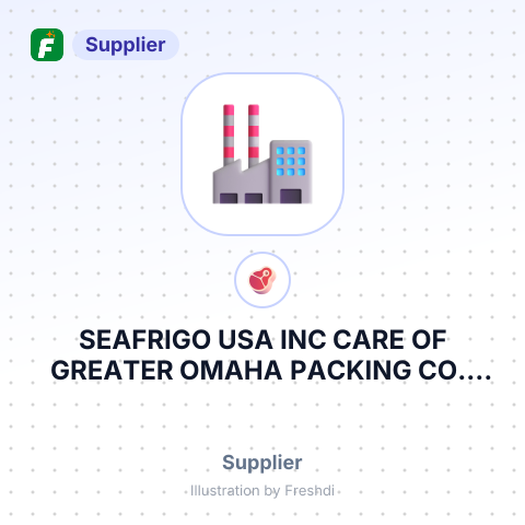 SEAFRIGO USA INC CARE OF GREATER OMAHA PACKING CO., INC – summary card, no photo uploaded yet
