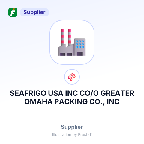 SEAFRIGO USA INC CO/O GREATER OMAHA PACKING CO., INC – summary card, no photo uploaded yet