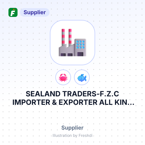 SEALAND TRADERS-F.Z.C IMPORTER & EXPORTER ALL KIND FISH P.O BOX – summary card, no photo uploaded yet