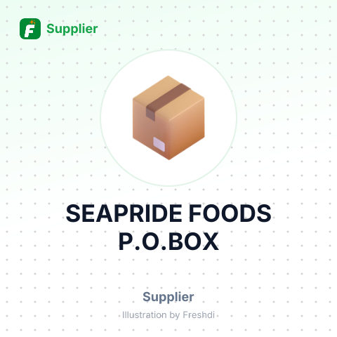 SEAPRIDE FOODS P.O.BOX – summary card, no photo uploaded yet