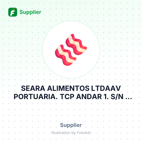 SEARA ALIMENTOS LTDAAV PORTUARIA. TCP ANDAR 1. S/N – summary card, no photo uploaded yet