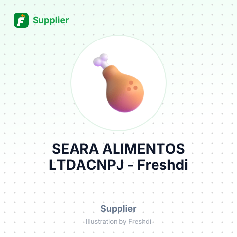 SEARA ALIMENTOS LTDACNPJ – summary card, no photo uploaded yet