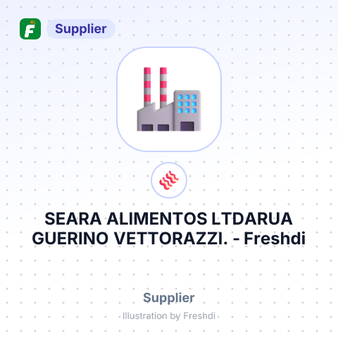 SEARA ALIMENTOS LTDARUA GUERINO VETTORAZZI. – summary card, no photo uploaded yet