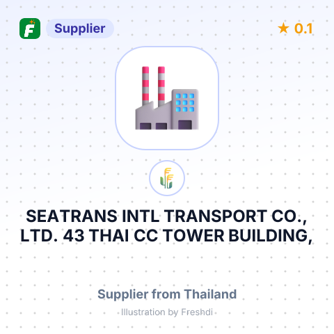 SEATRANS INTL TRANSPORT CO., LTD. 43 THAI CC TOWER BUILDING, – summary card, no photo uploaded yet