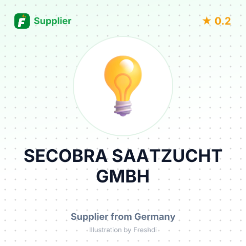 SECOBRA SAATZUCHT GMBH – summary card, no photo uploaded yet