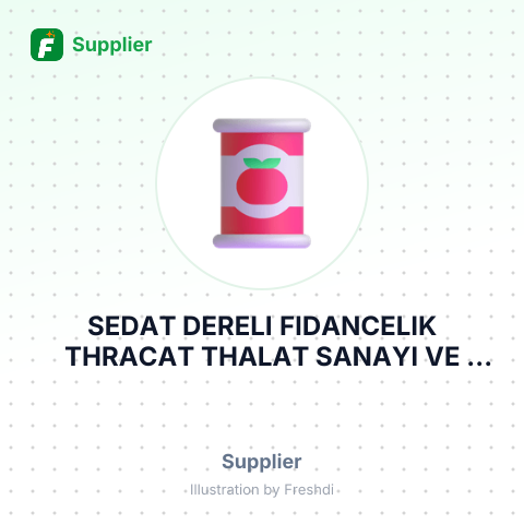 SEDAT DERELI FIDANCELIK THRACAT THALAT SANAYI VE TICARET LIMITED – summary card, no photo uploaded yet