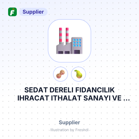 SEDAT DERELI FIDANCILIK IHRACAT ITHALAT SANAYI VE TICARET LIMITED – summary card, no photo uploaded yet