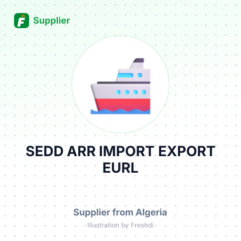 SEDD ARR IMPORT EXPORT EURL – summary card, no photo uploaded yet