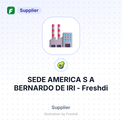 SEDE AMERICA S A BERNARDO DE IRI – summary card, no photo uploaded yet