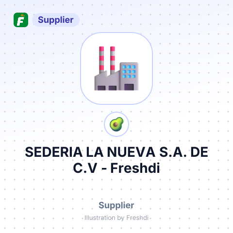 SEDERIA LA NUEVA S.A. DE C.V – summary card, no photo uploaded yet