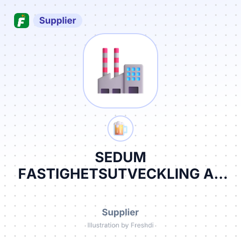 SEDUM FASTIGHETSUTVECKLING AB – summary card, no photo uploaded yet
