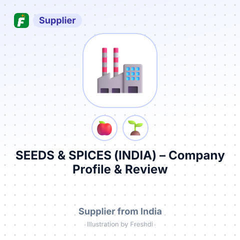 SEEDS & SPICES (INDIA) – summary card, no photo uploaded yet