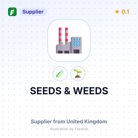 SEEDS & WEEDS – summary card, no photo uploaded yet
