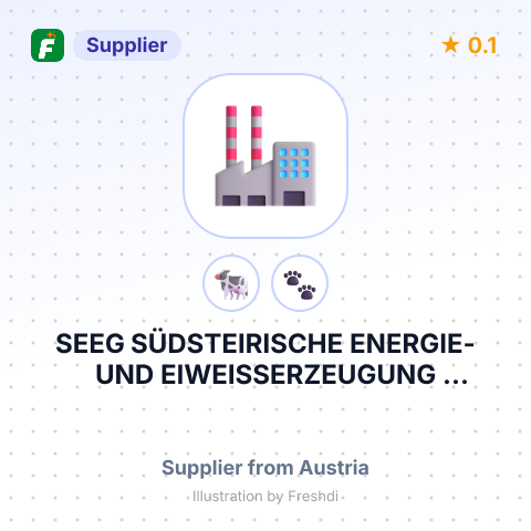 SEEG SÜDSTEIRISCHE ENERGIE- UND EIWEISSERZEUGUNG REG.GEN.MBH – summary card, no photo uploaded yet