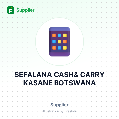 SEFALANA CASH& CARRY KASANE BOTSWANA – summary card, no photo uploaded yet