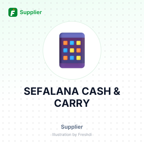SEFALANA CASH & CARRY – summary card, no photo uploaded yet