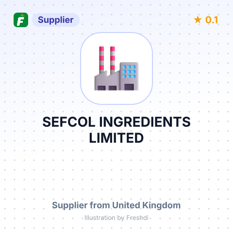 SEFCOL INGREDIENTS LIMITED – summary card, no photo uploaded yet