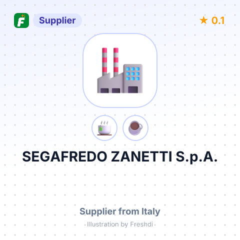 SEGAFREDO ZANETTI S.p.A. – summary card, no photo uploaded yet