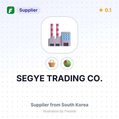 SEGYE TRADING CO. – summary card, no photo uploaded yet