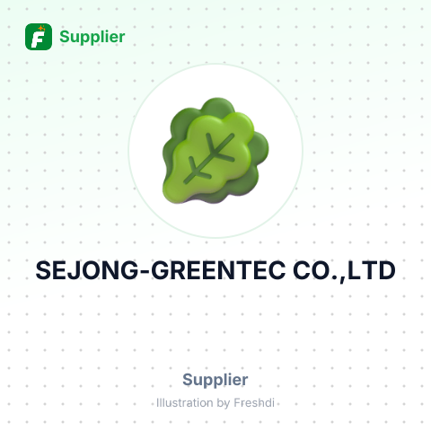 SEJONG-GREENTEC CO.,LTD – summary card, no photo uploaded yet