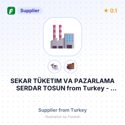 SEKAR TÜKETIM VA PAZARLAMA SERDAR TOSUN – summary card, no photo uploaded yet