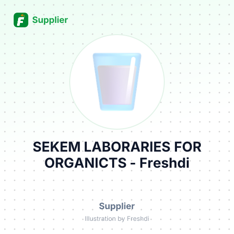 SEKEM LABORARIES FOR ORGANICTS – summary card, no photo uploaded yet
