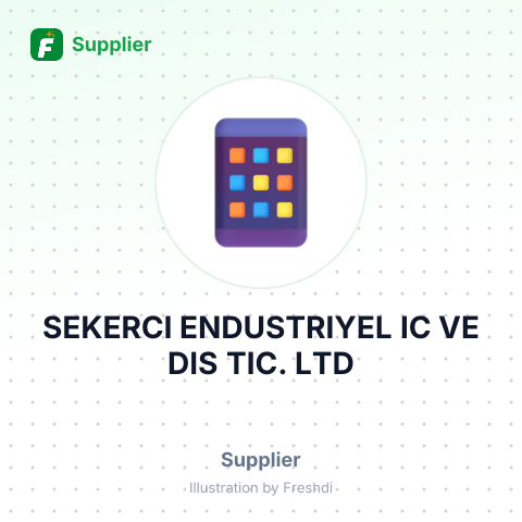 SEKERCI ENDUSTRIYEL IC VE DIS TIC. LTD – summary card, no photo uploaded yet