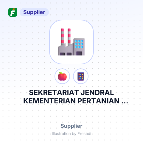 SEKRETARIAT JENDRAL KEMENTERIAN PERTANIAN SEKRETAR – summary card, no photo uploaded yet