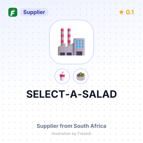 SELECT-A-SALAD – summary card, no photo uploaded yet
