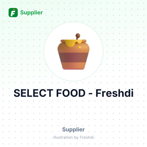 SELECT FOOD – summary card, no photo uploaded yet
